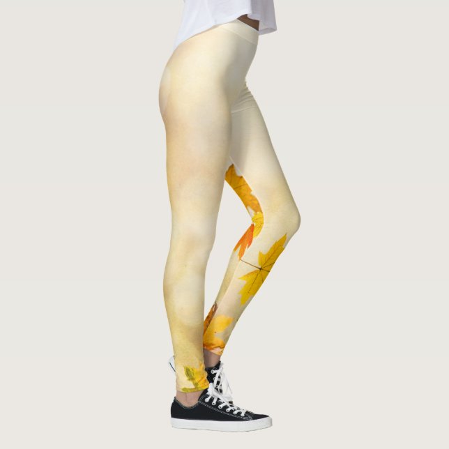 Herbstlaub Leggings (Rechts)