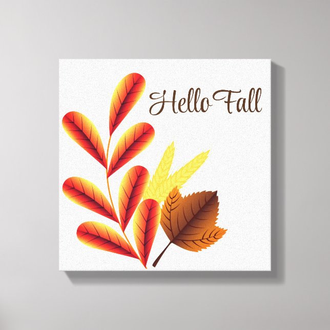 Herbstlaub Leinwand Kunst (Vorderseite)