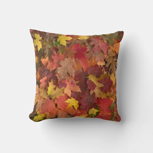 Herbstlaub-Mischfarbkissen Kissen (Vorderseite)