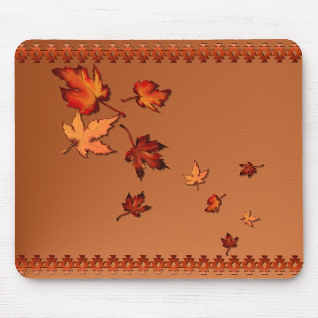 Herbstlaub Mousepad (Vorne)