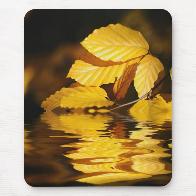 Herbstlaub Mousepad (Vorne)