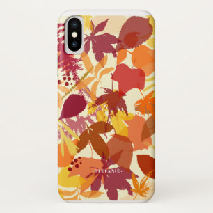 Herbstlaub-Muster personalisiert Case-Mate iPhone Hülle