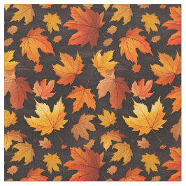 Herbstlaub Muster Stoff