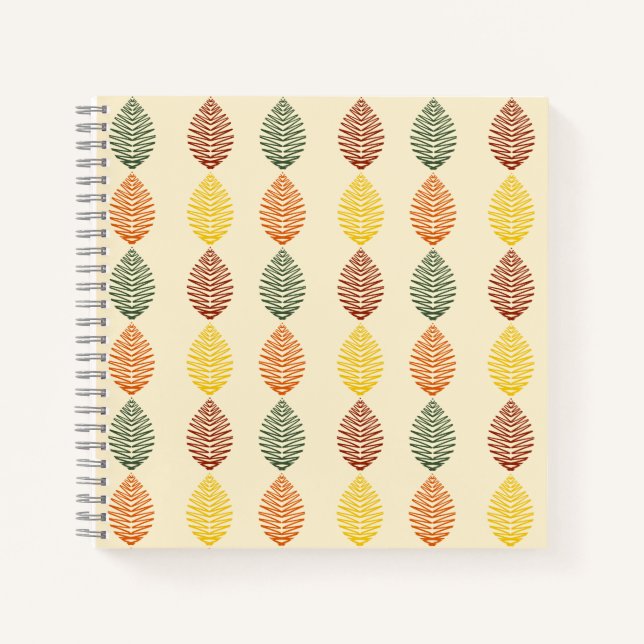 Herbstlaub Notizbuch (Vorderseite)