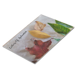 Herbstlaub-Papier-Setter Notizblock