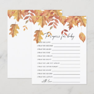 HERBSTLAUB - PARTY Gebete für Babyspiel