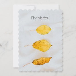 Herbstlaub, Personalisieren Sie Ihre Nachricht und Dankeskarte