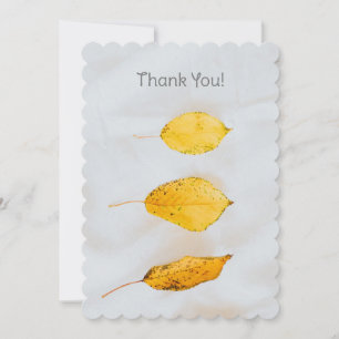 Herbstlaub, Personalisieren Sie Ihre Nachricht und Dankeskarte