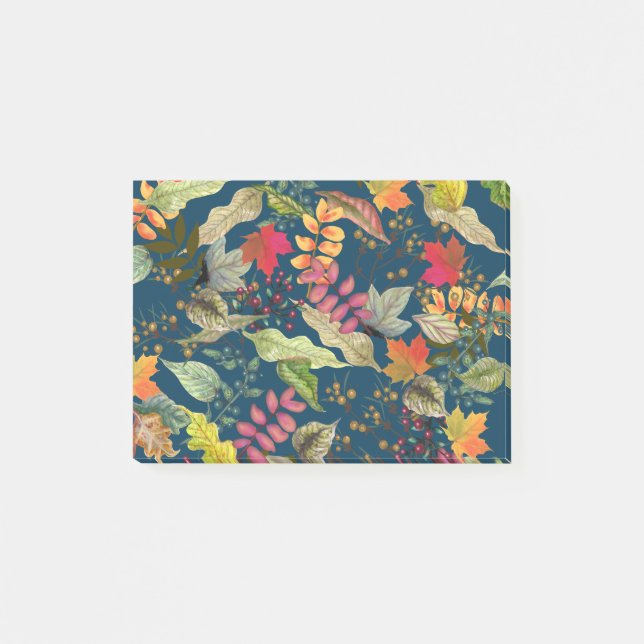 Herbstlaub Post-it Klebezettel (Vorderseite)