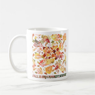 Herbstlaub: Saisonales grafisches T-Shirt Kaffeetasse