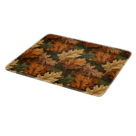 Herbstlaub Schneidebrett