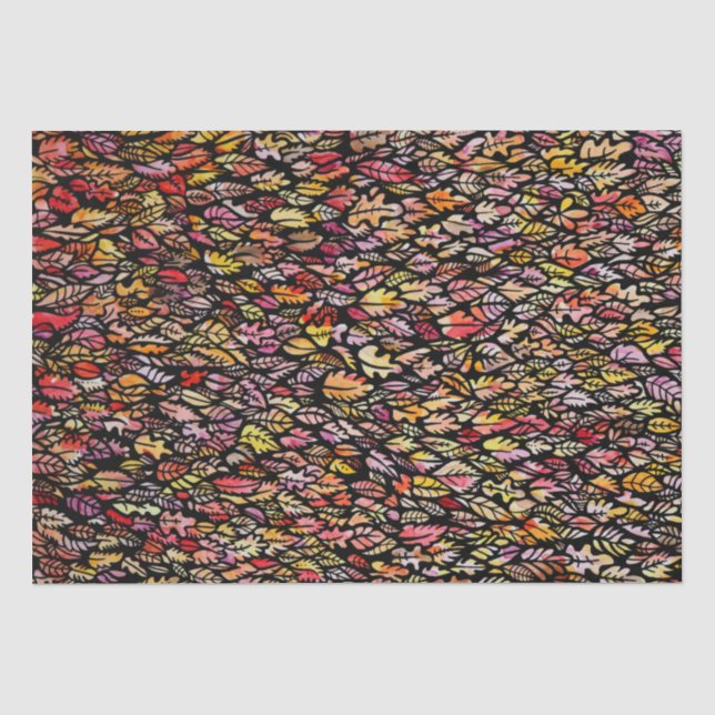 Herbstlaub Seidenpapier (Vorderseite)
