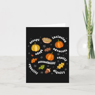 Herbstlaub Sped Teacher Pumpkin Sonderaktion Bildu Karte