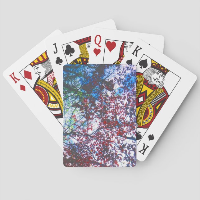 Herbstlaub Spielkarten (Rückseite)