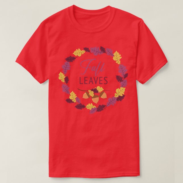 Herbstlaub T-Shirt (Design vorne)
