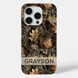 Herbstlaub-Tarnung Personalisiert Case-Mate iPhone Hülle