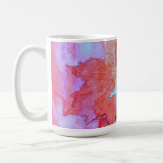 Herbstlaub Tasse
