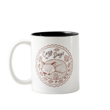 Herbstlaub Tasse Herbst Natur