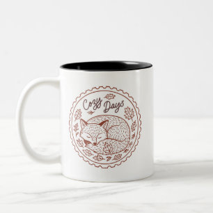 Herbstlaub Tasse Herbst Natur