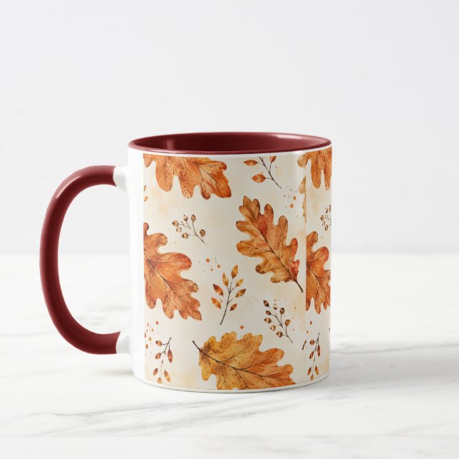 Herbstlaub-Tasse Tasse (Links)