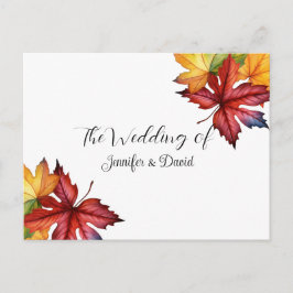 Herbstlaub UAWG Postkarte