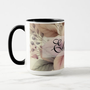 Herbstlaub Vintage Herbstfarben Tasse