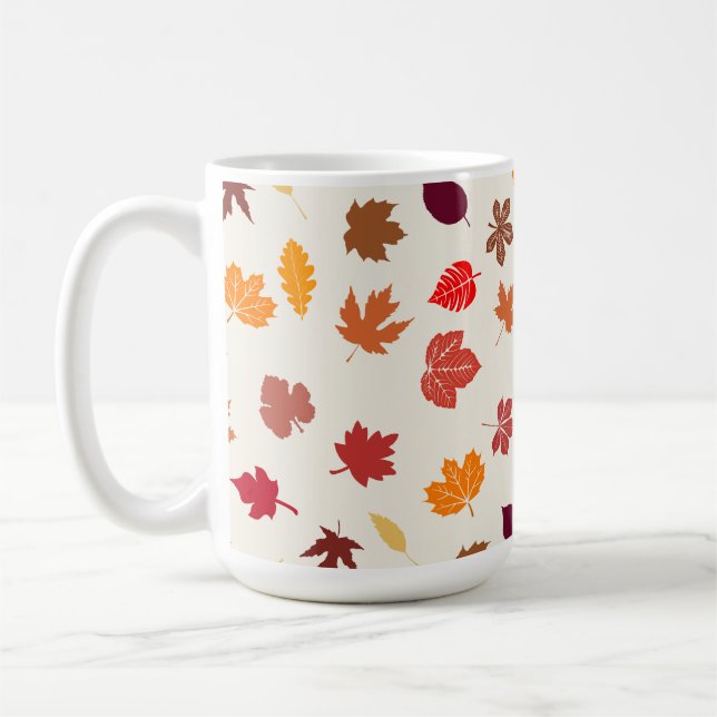 Herbstlaub von Autumn Vibes Kaffeetasse (Links)