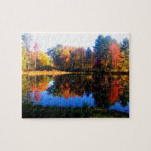 Herbstlaub von Neu-England Puzzlespiel