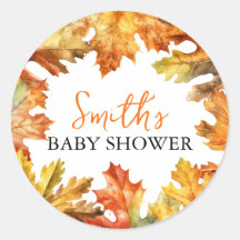 Herbstlaub warmen Colour Baby Dusche