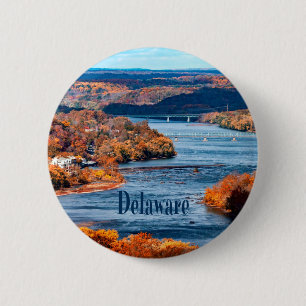 Herbstlaube des Delaware Button