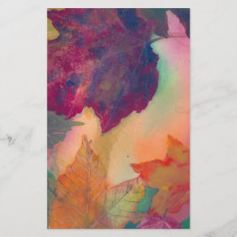 Herbstlaube entlang der Küste in NE Stationary Briefpapier