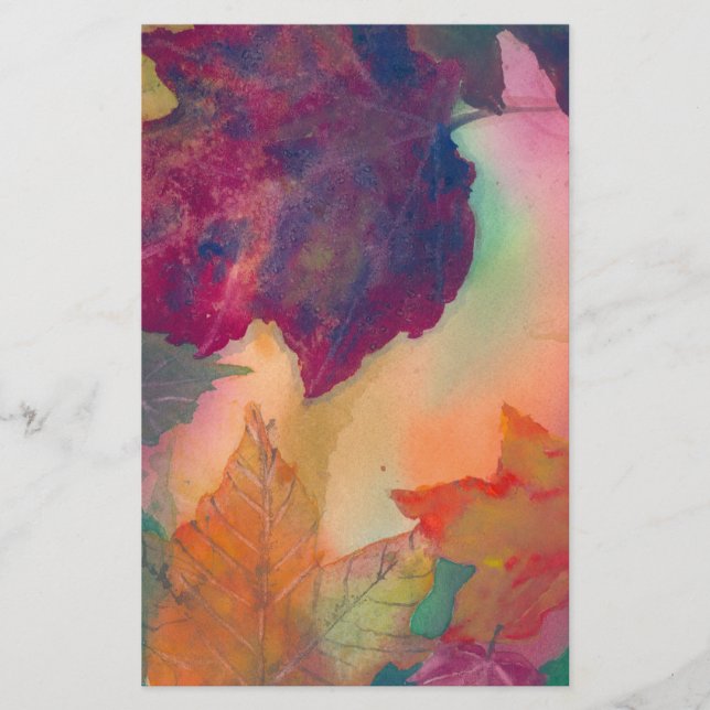 Herbstlaube entlang der Küste in NE Stationary Briefpapier (Vorderseite)