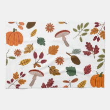 Herbstlaube & Ernte Pattern Küchentücher