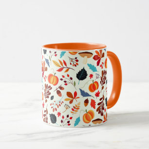 Herbstlaube für die Herbstmuster-Tasse Tasse
