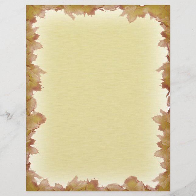 Herbstlaube Hintergrund Flyer (Vorne)