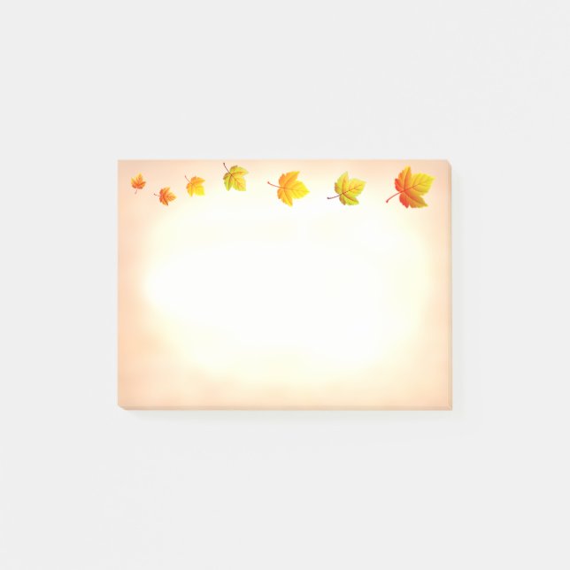 Herbstlaube Post-it Klebezettel (Vorderseite)