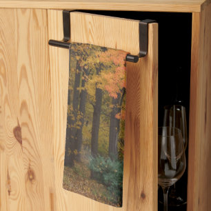 Herbstlaube Tulip Poplar Trees Handtuch