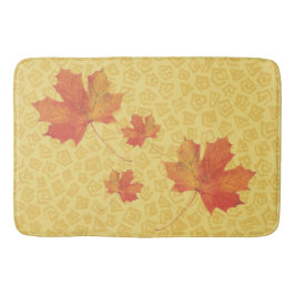Herbstlaubs Bath Mat Badematte