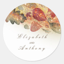 Herbstlaubs Elegante Hochzeit