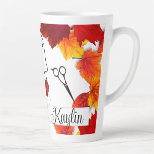 Herbstlaubs Friseurgeschenk Milchtasse
