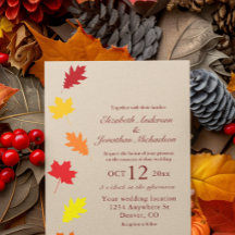 Herbstlaubs Hochzeit