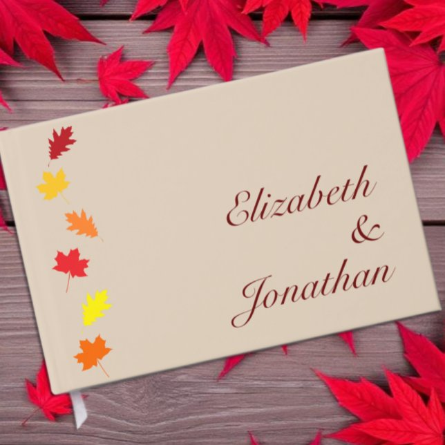 Herbstlaubs Hochzeit Gästebuch (Von Creator hochgeladen)