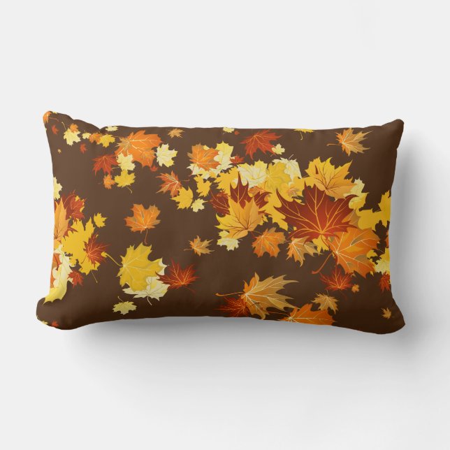 Herbstlaubs Pillow Lendenkissen (Vorderseite)