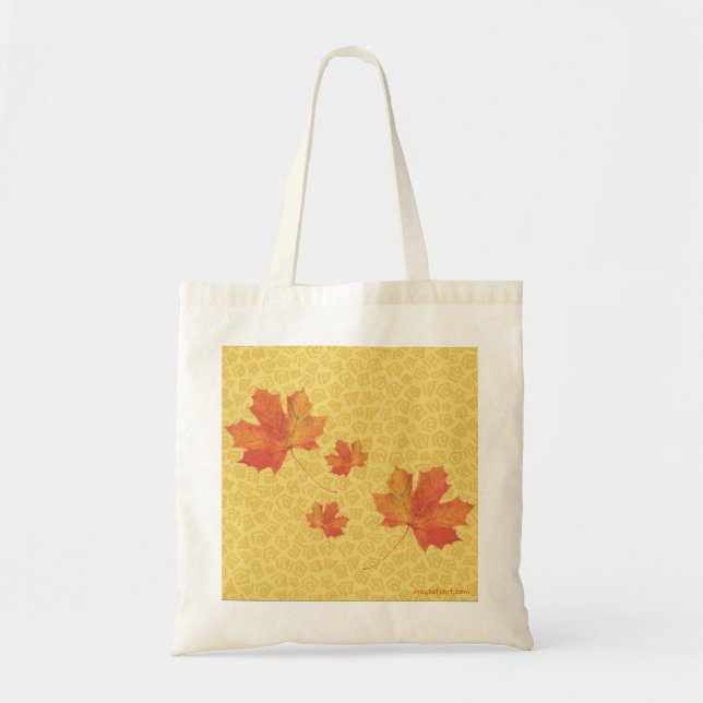 Herbstlaubs Tote Tasche (Vorne)