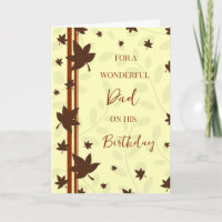 Herbstlaubs Vater Geburtstag