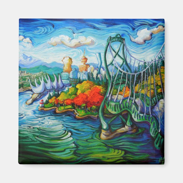 Herbstlauf Magnet (Vorne)