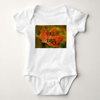 Herbstleaf Fall Vibes Baby Bodysuit Strampler