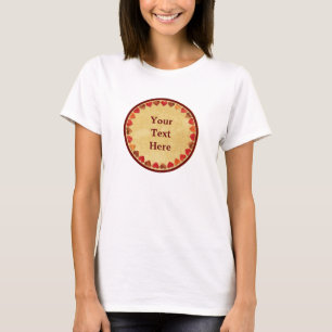 Herbstleaf hört auf altes Papier T-Shirt