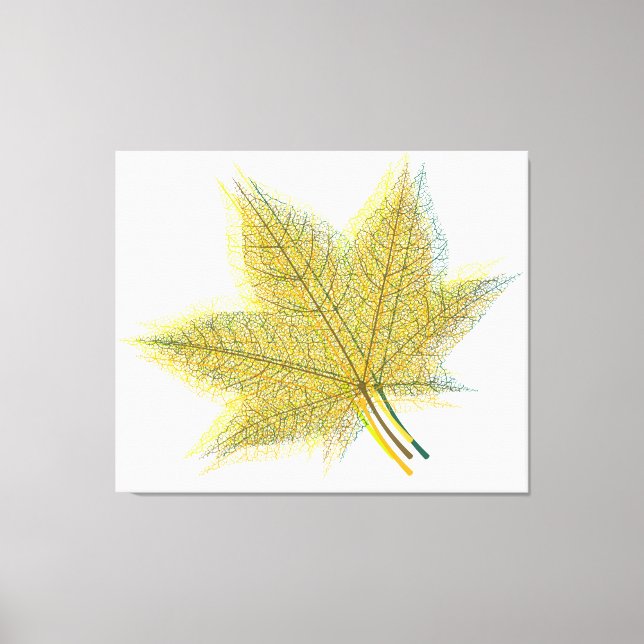 Herbstleaf Leinwanddruck (Vorderseite)