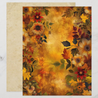 Herbstleaves 8,5 x 11 Scrapbook Paper
